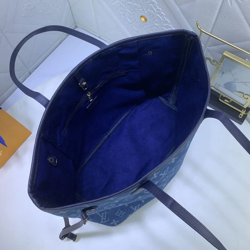 Louis Vuitton Denim Materials Neverfull Mm