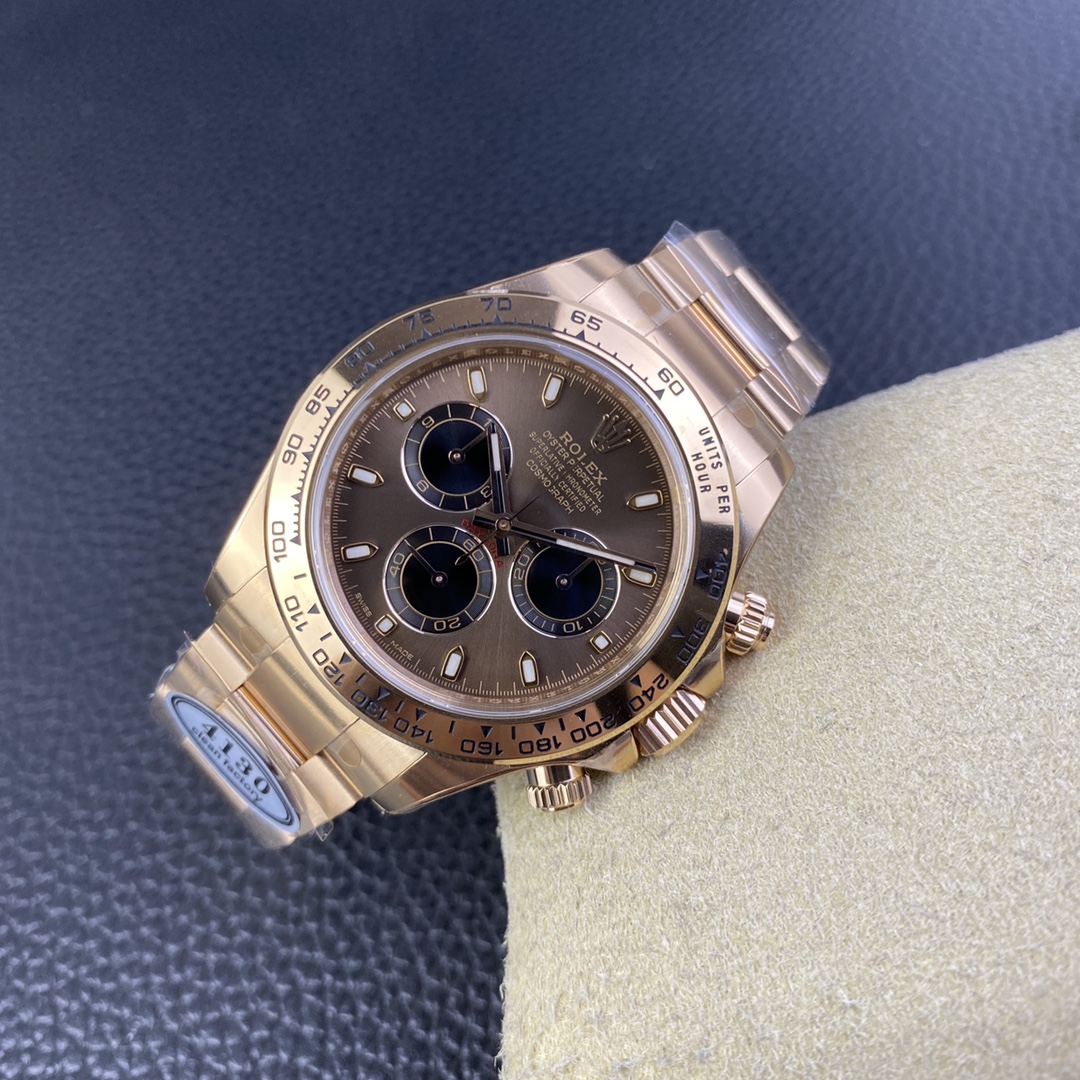 Rolex Cosmograph Daytona 40mm Everose Chocolate Dial 116505 Men's Watch