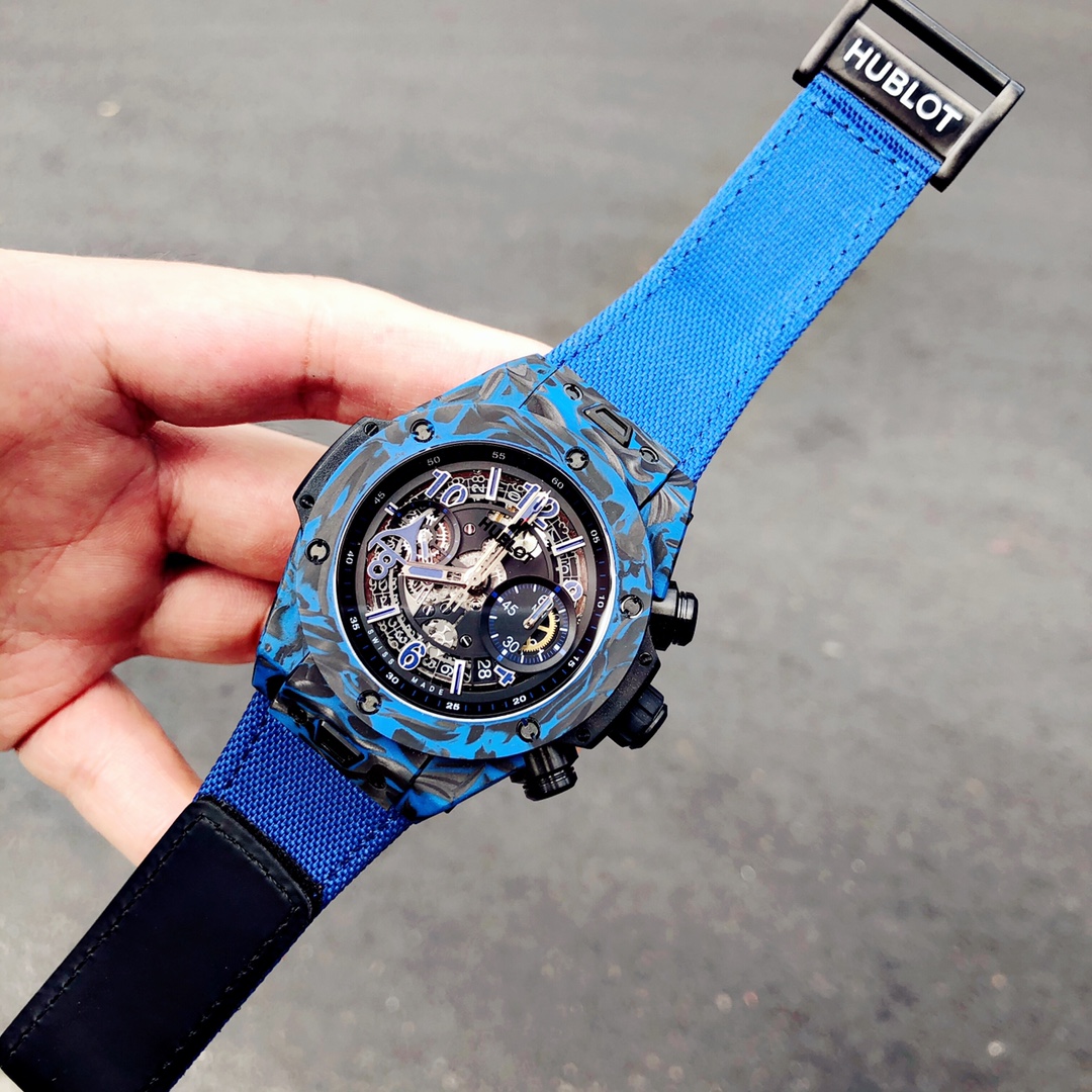 Hublot 411.QV.1123.NR.OVK21 Big Bang Unico Red Carbon Alex Ovechkin Watch 45mm