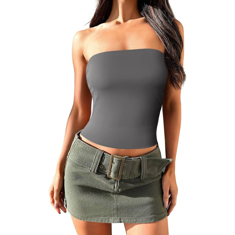 AURETOP Women's Summer Tube Tops Strapless