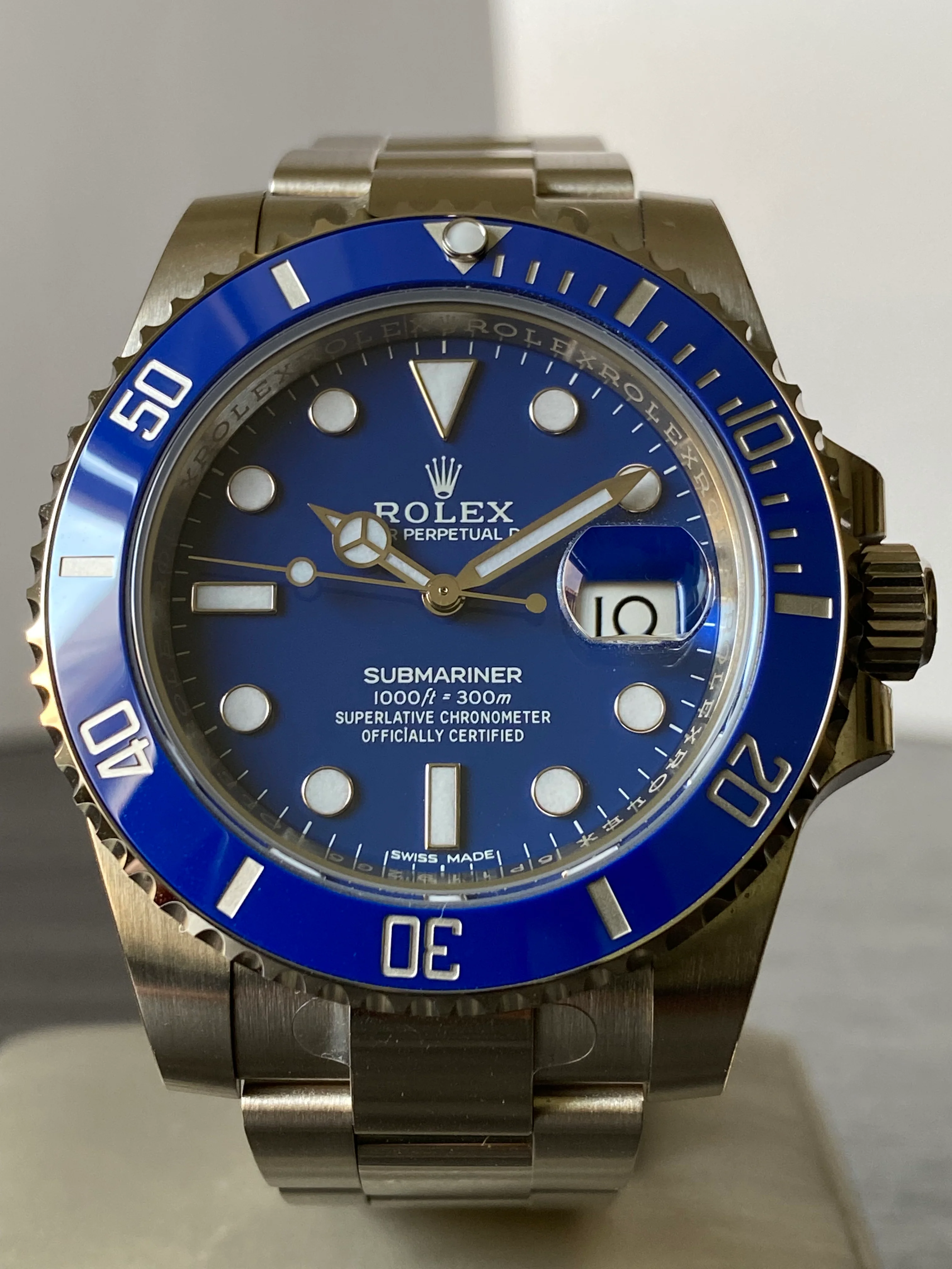 Rolex White Gold Submariner Date - 2018 - 
