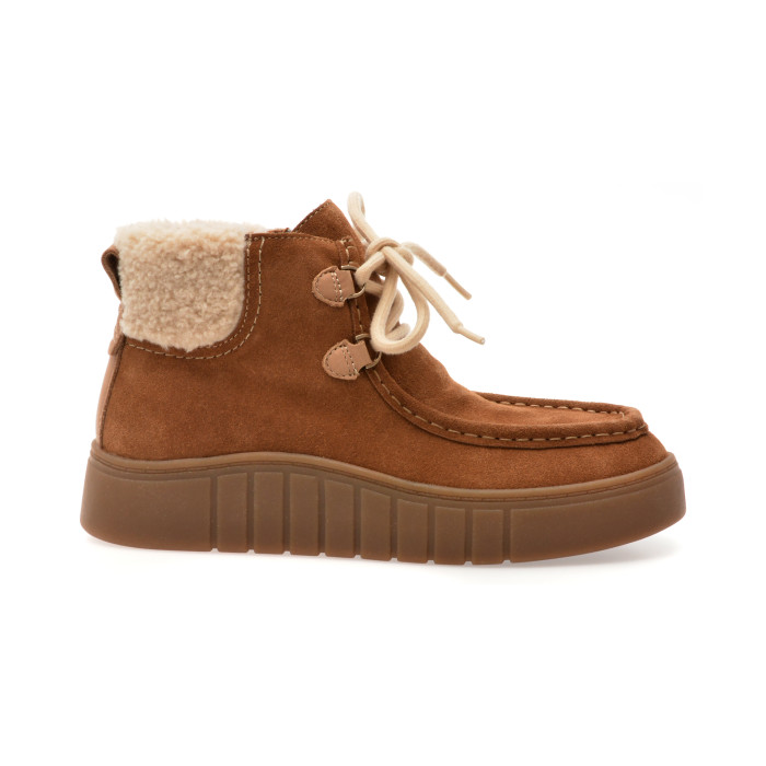 Ghete CLARKS maro, MYKAIZZ, din piele intoarsa