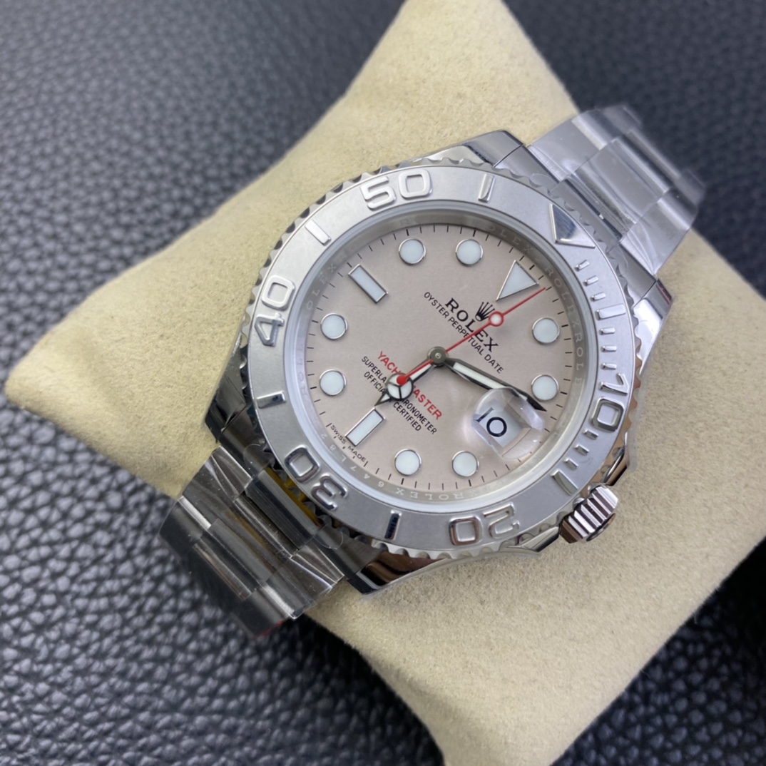 Rolex Yacht-Master 116622 Stainless Steel platinum Dial 40mm Mens Replica Watch