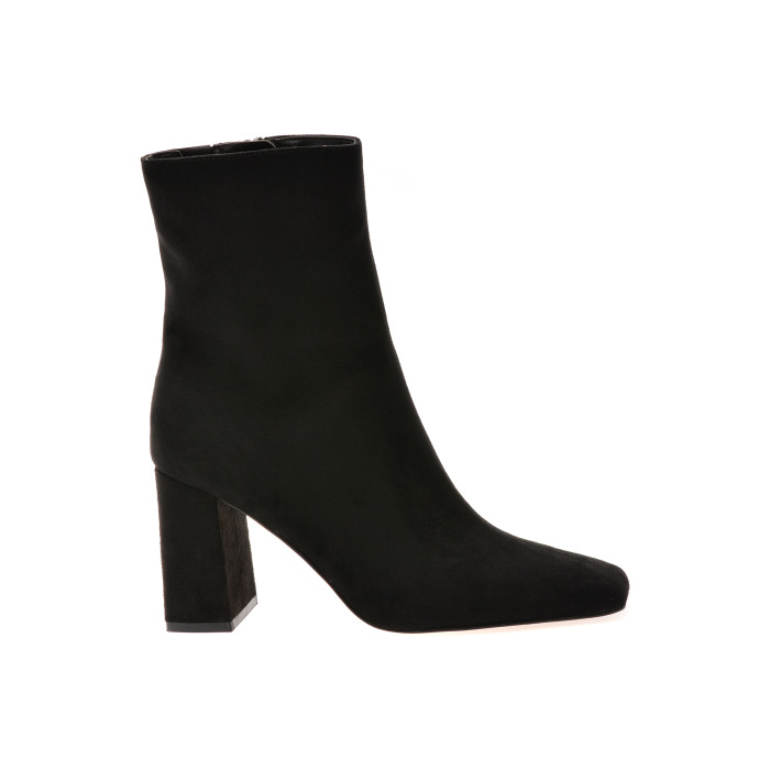 Botine ALDO negre, VELLAMO 007, din material textil