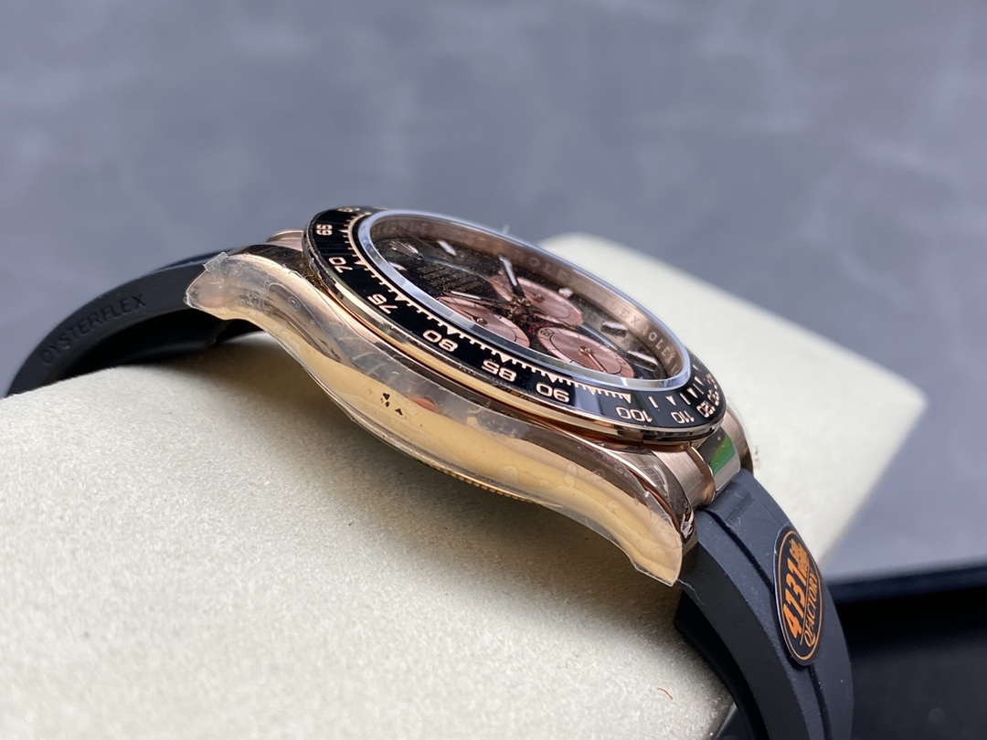 Rolex Cosmograph Daytona 116515LN Rose Gold Black Dial 40mm Mens Replica Watch