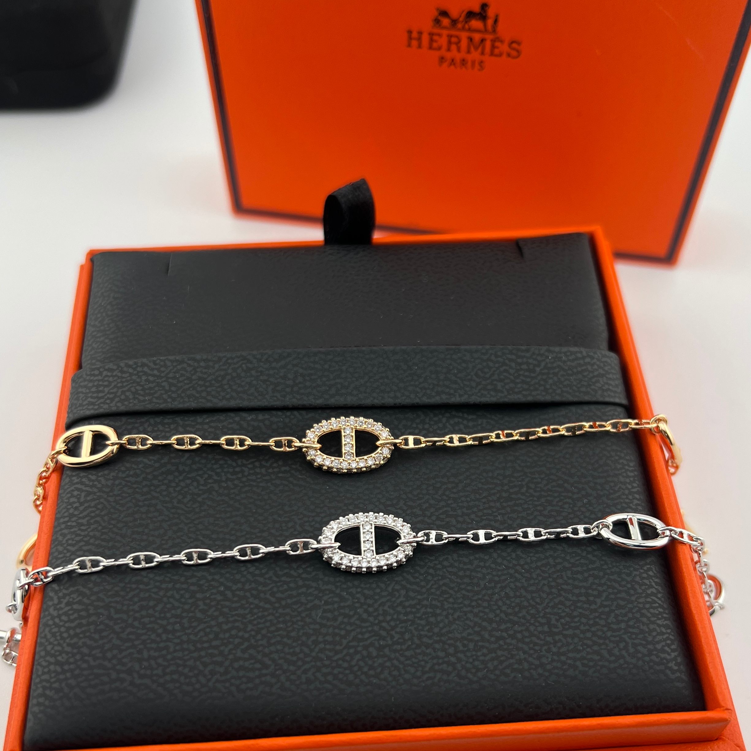 Chaine d'Ancre Farandole Pave Bracelet - Artisantouchss