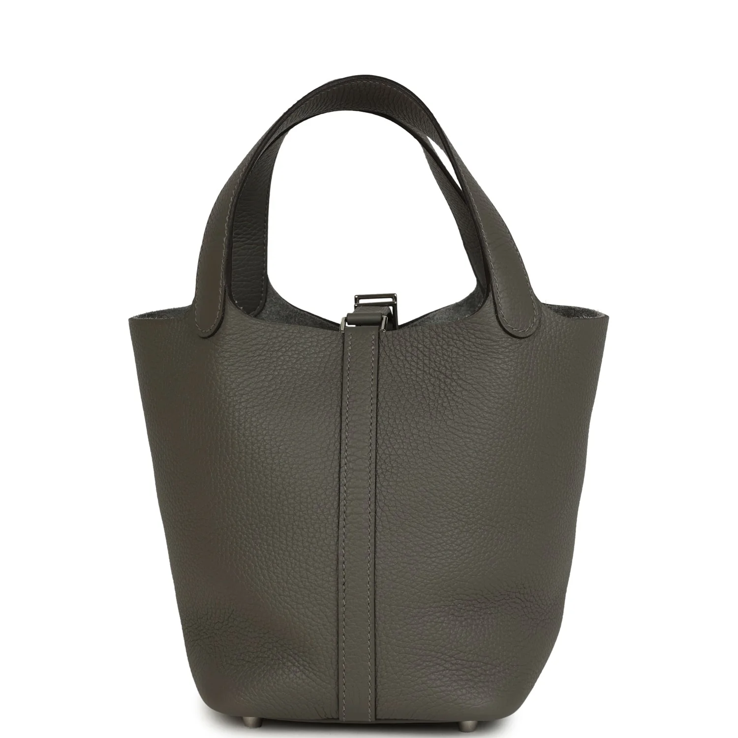 Hermes Picotin Lock 18 Gris Meyer Clemence Palladium Hardware