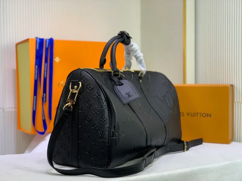 Louis Vuitton Empreinte Leather Keepall Bandouliere 45