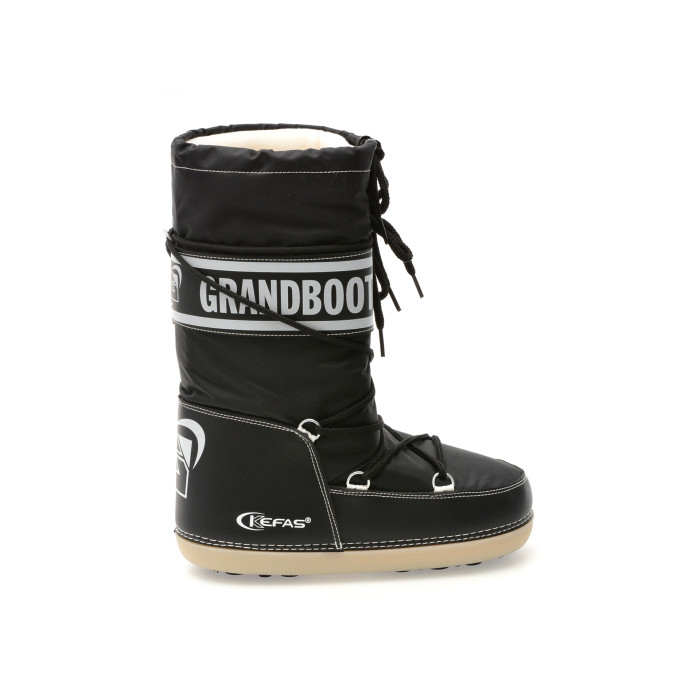 Cizme GRANDBOOT negre, 01, din material textil