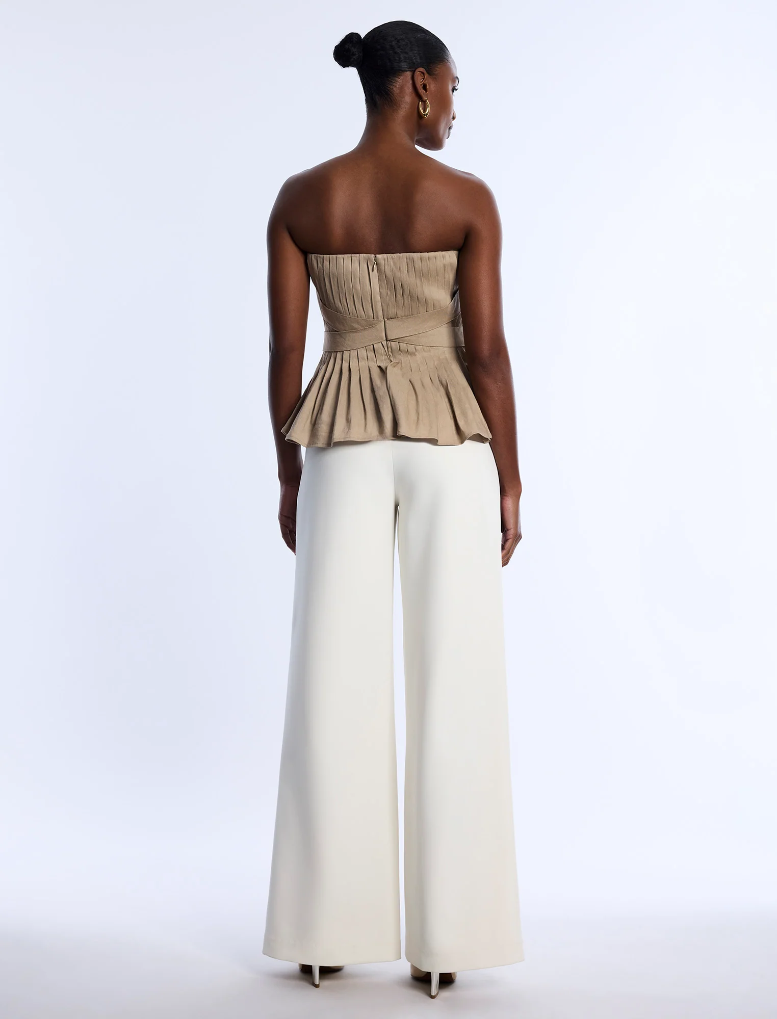 Stretch Linen Top