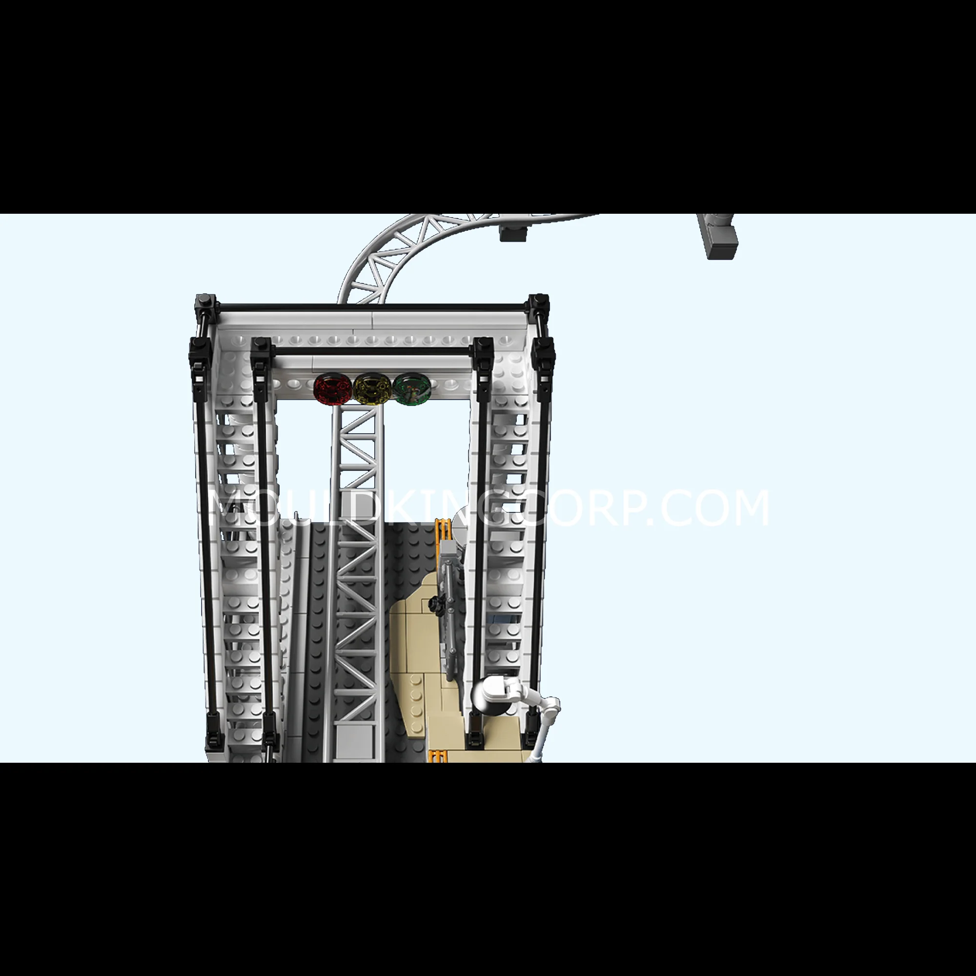 Mould King 16052 Motorised Monorail Building Set | 1,488 Pcs