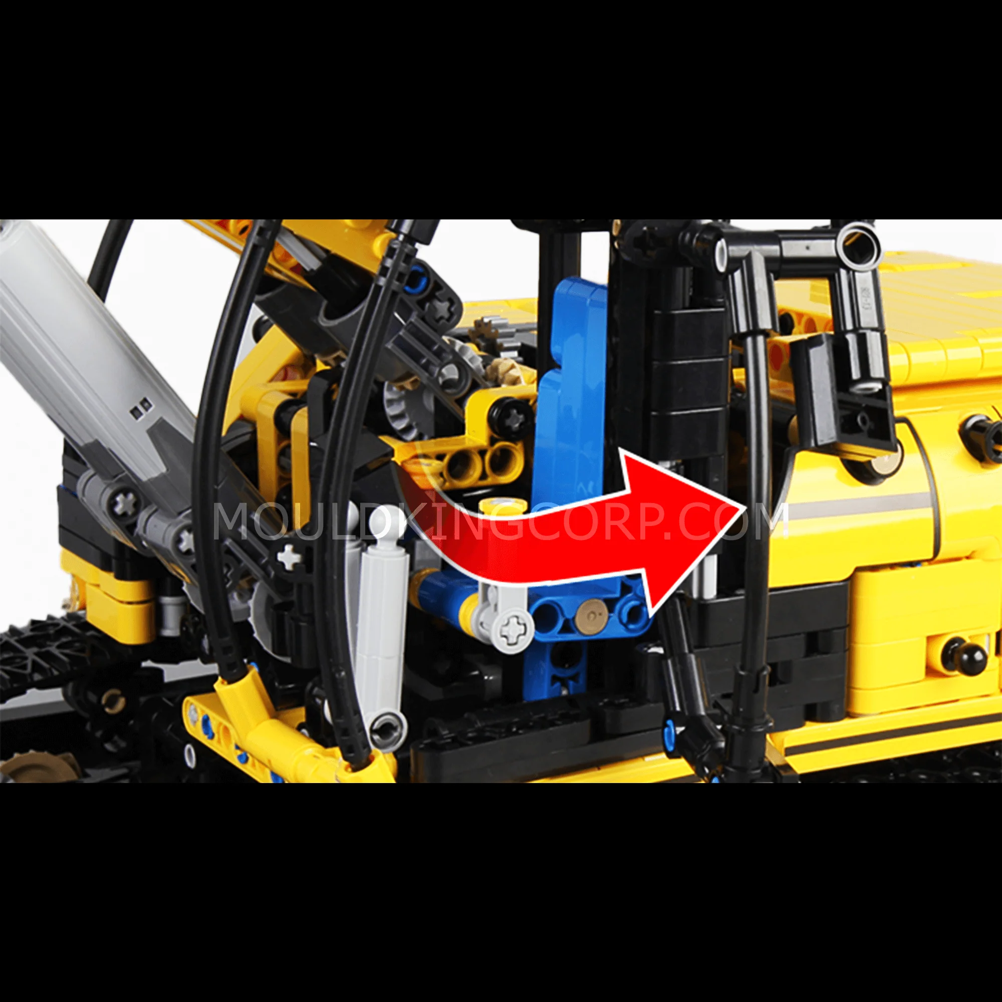 MOULD KING 17032/17033 Mechanical Digger Building Model Set | 1,828 PCS