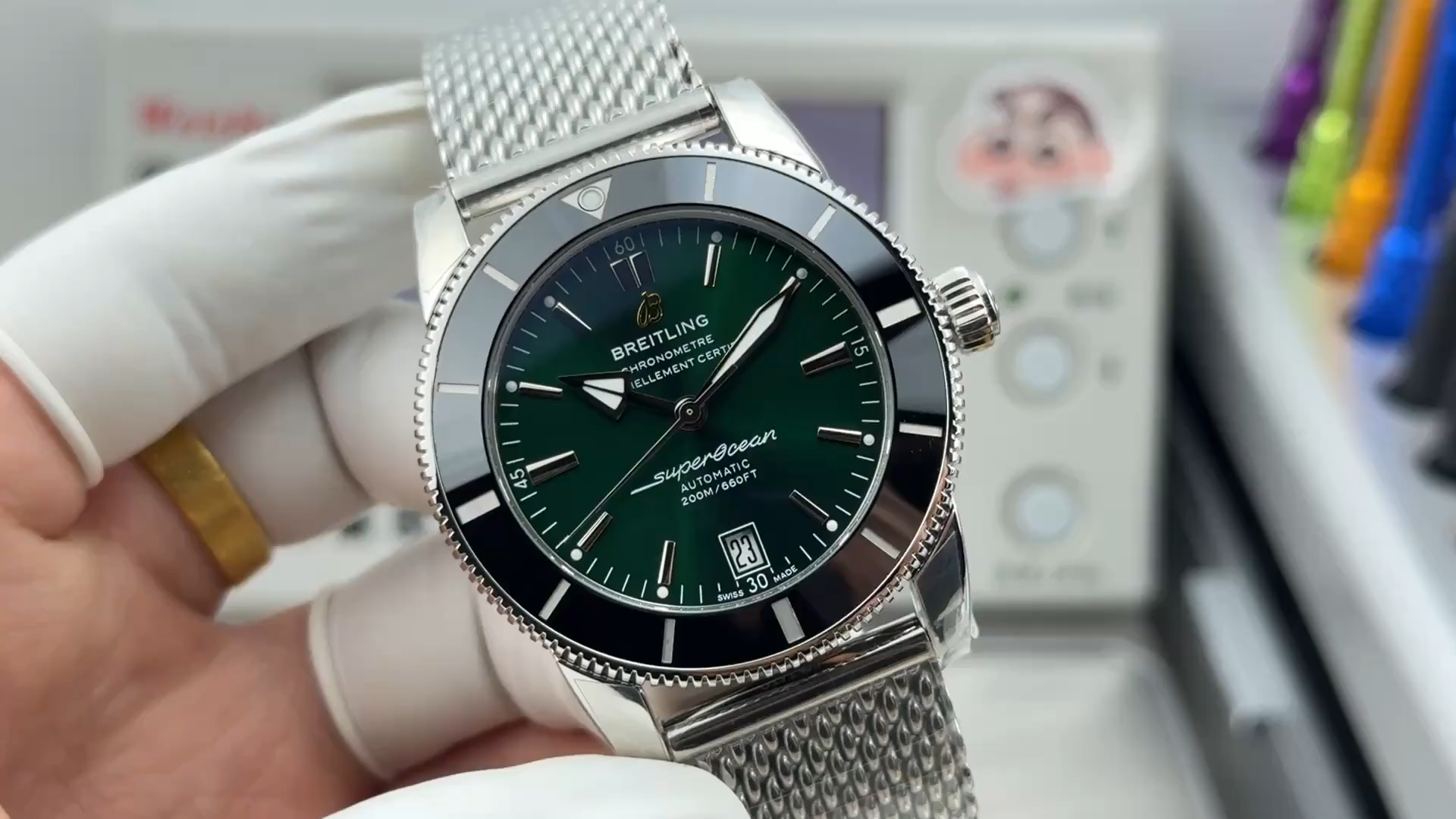 Breitling AB2010121L1A1 Superocean Heritage 1:1 Clone Automatic 42MM Green Dial