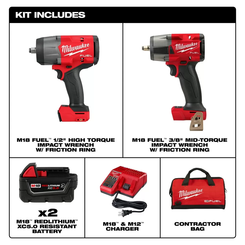 Milwaukee Impact Wrench M18 FUEL 18V 1/2