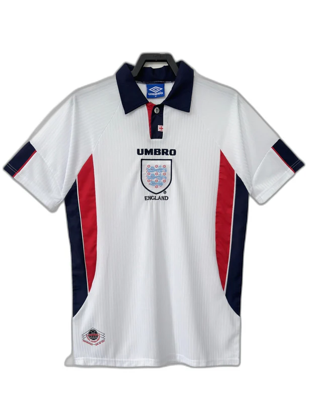 England 1998 I Home Jersey - Retro Version