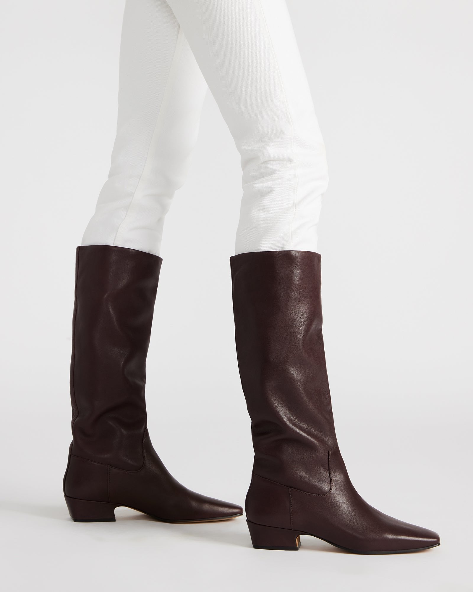 Gwyneth Brown/red Leather