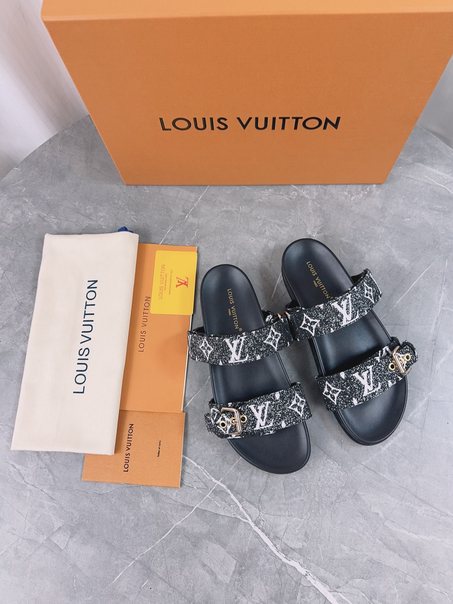Louis Vuitton Pool Pillow Flat Comfort Slippers Size 36-46