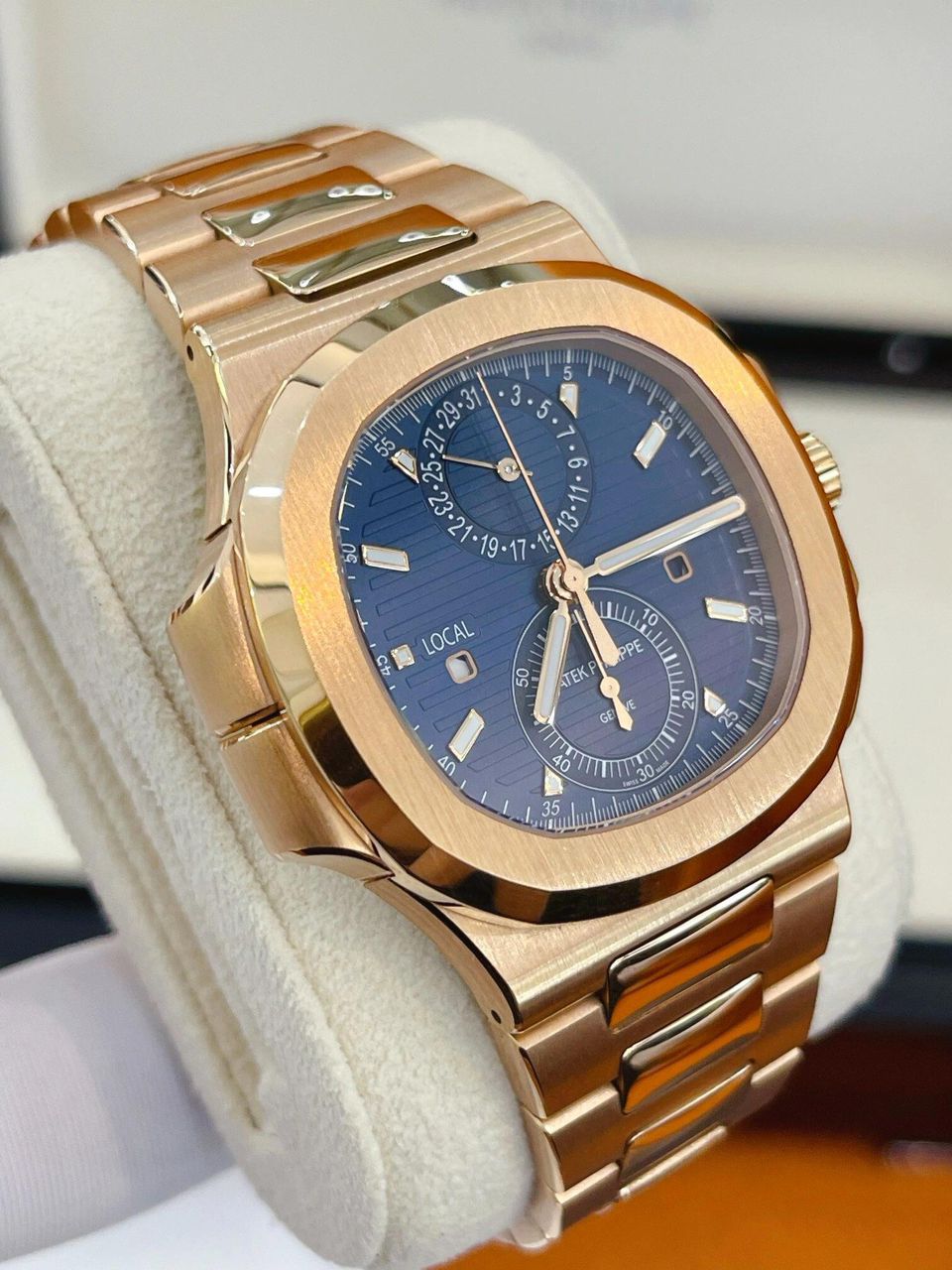 Patek Philippe Nautilus Stainless Steel Blue Dial 5990R