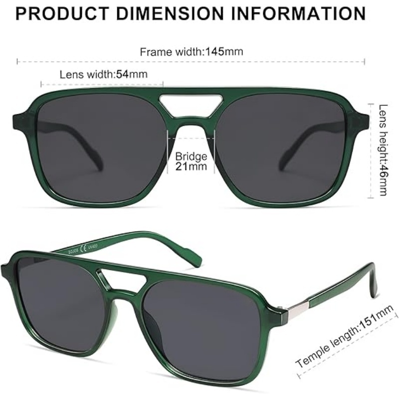 Retro Aviator Sunglasses for Women Men