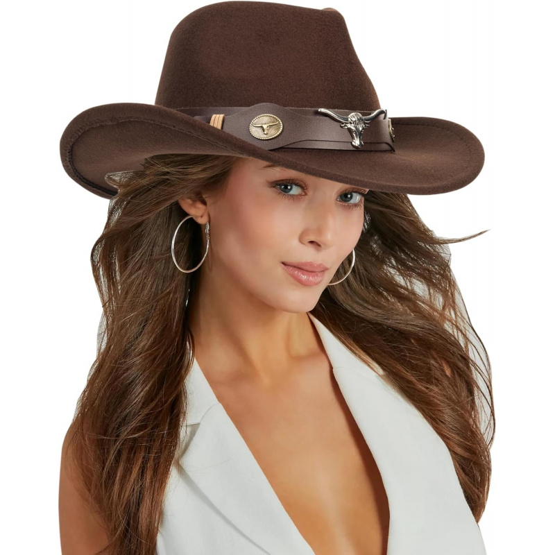 Classic-Western-Cowboy-Hat Wide-Brim