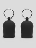 Black Velvets Silicone Nipple Suckers with Rings