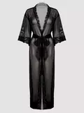Lovehoney Empress Black Mesh Long Robe