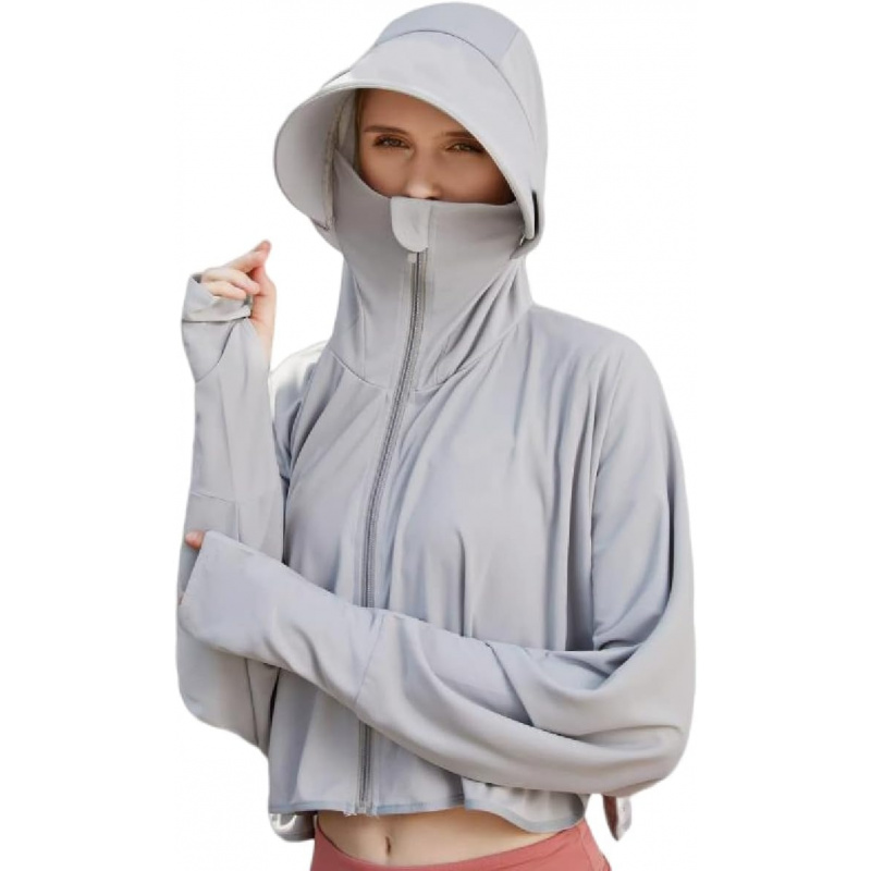 AURETOP Women's Sun Protective Jacket Full Zip UPF 50+ UV