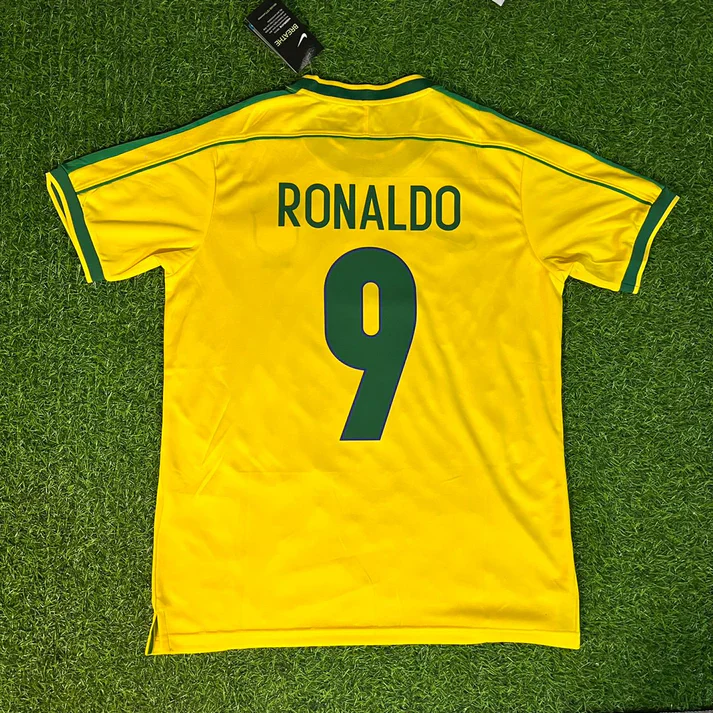 Brazil 1998 I Home Jersey - Retro Version
