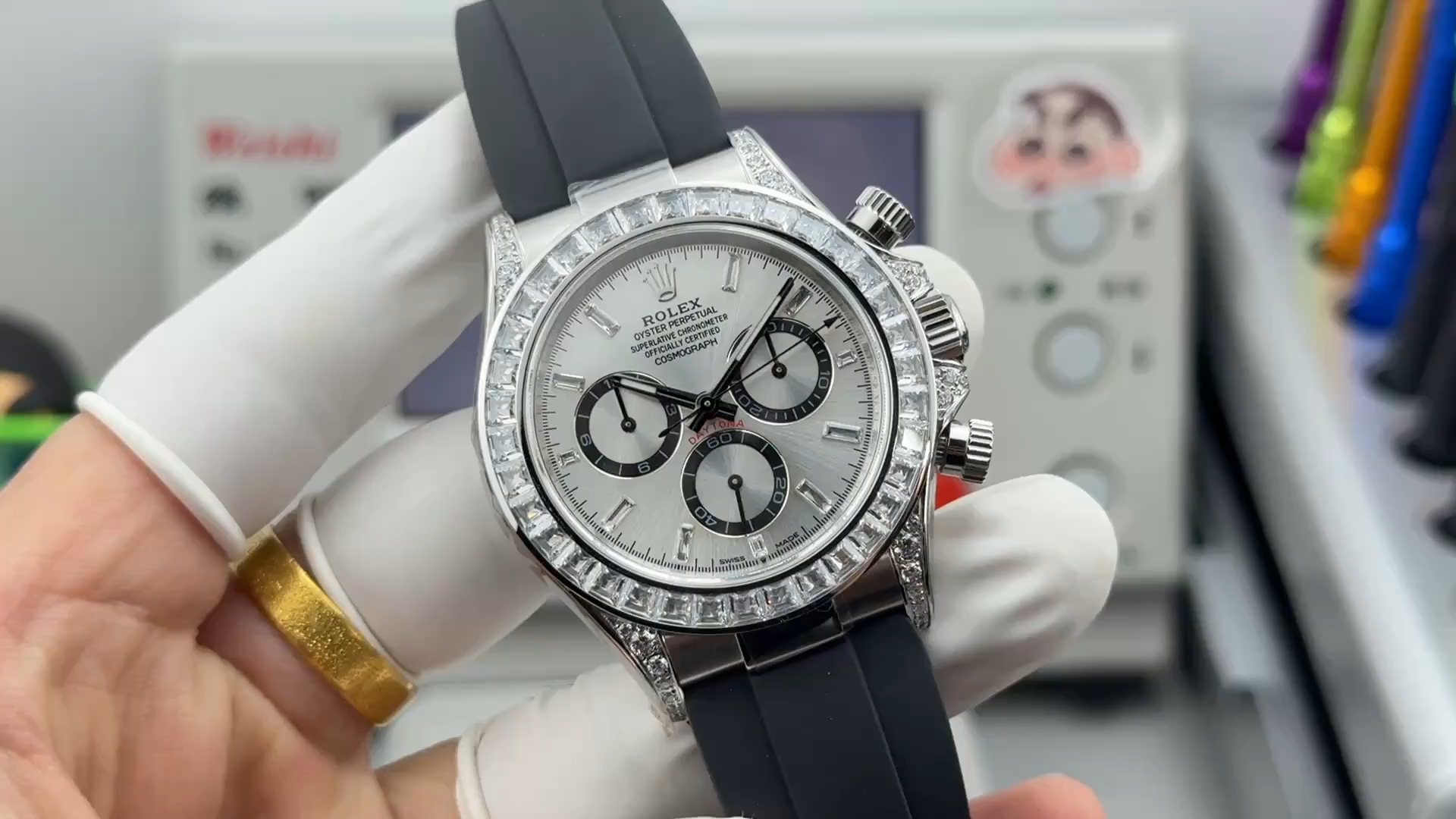 Rolex Cosmograph Daytona White Gold 126539TBR-0002 Oysterflex 40MM