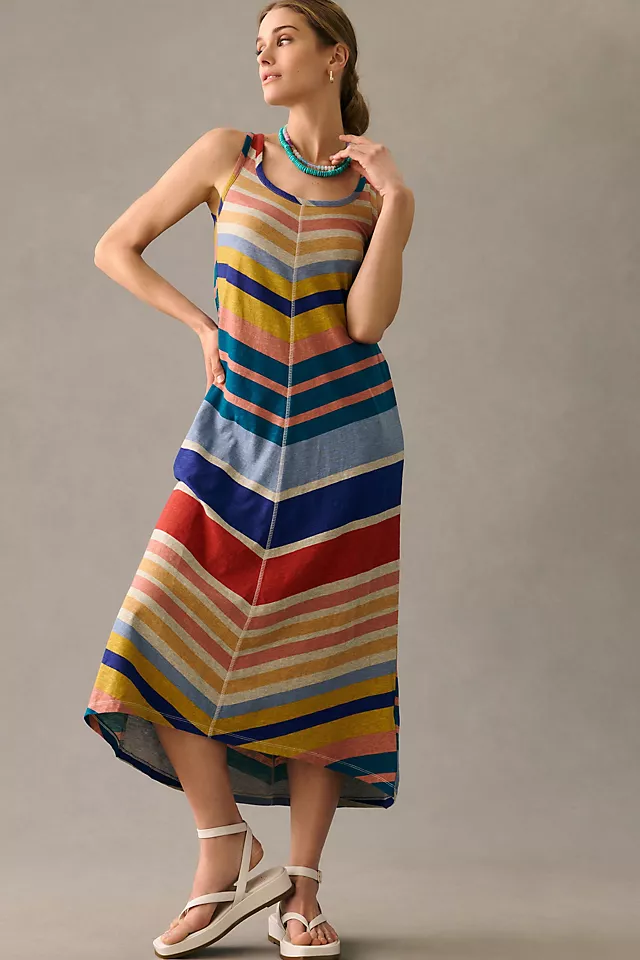 Chevron Lounge Dress GREY MOTIF