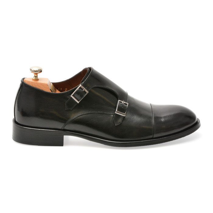 Pantofi eleganti LE COLONEL negri, 65204, din piele naturala