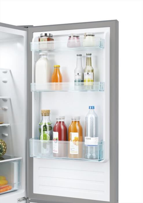 CANDY - Frigorifero combinato CCT3L517ES Classe E 260 lt-Argento