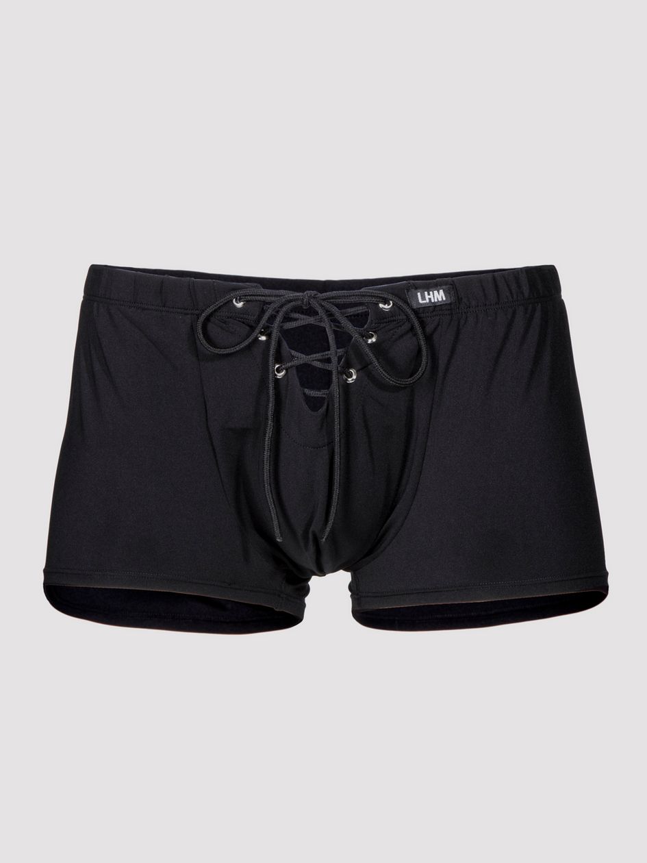 LHM Microfibre Lace Up Boxer Shorts