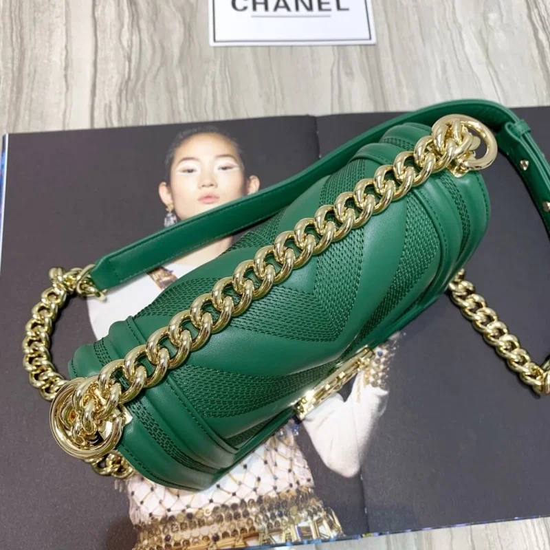 Chanel Calfskin Small Boy Chanel Handbag A67085
