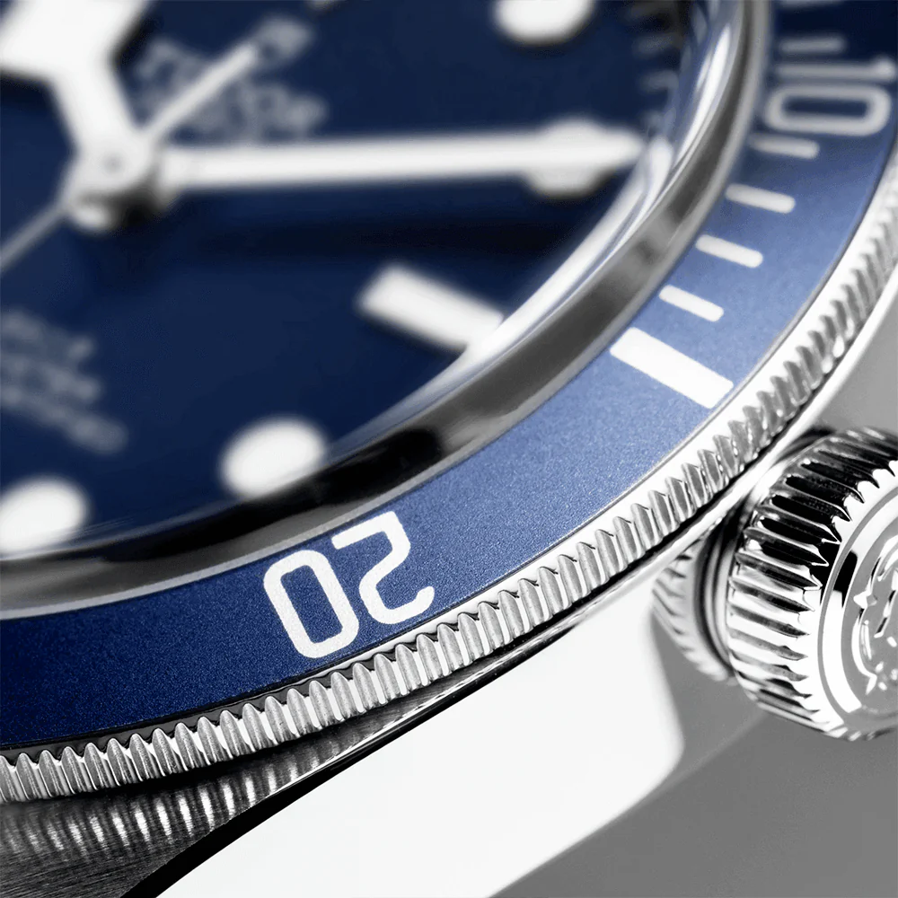 Black Bay 58 39mm Navy Blue Dial & Bezel Automatic Leather Strap Watch
