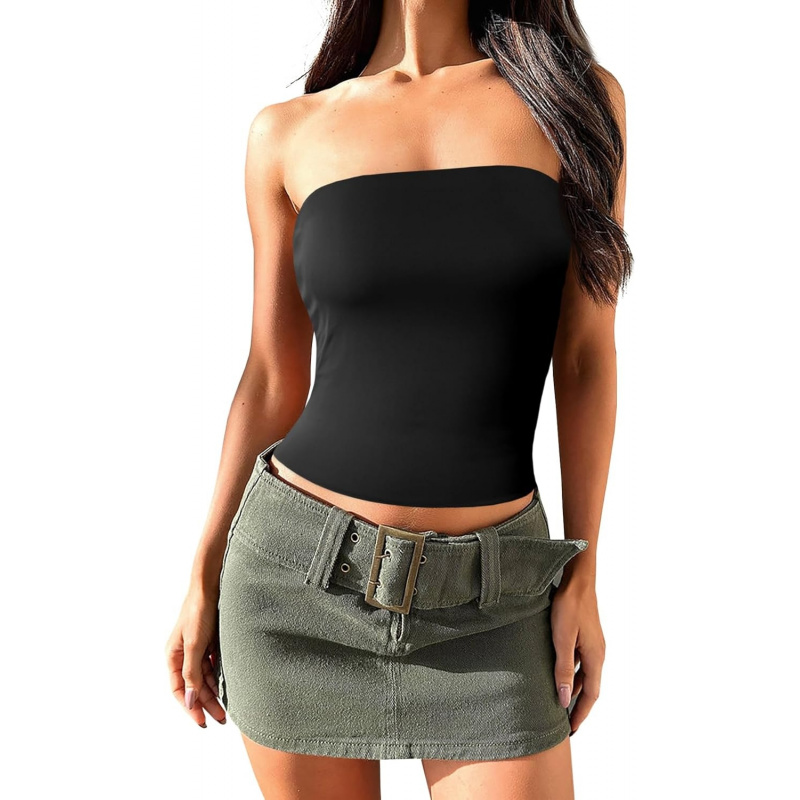 AURETOP Women's Summer Tube Tops Strapless