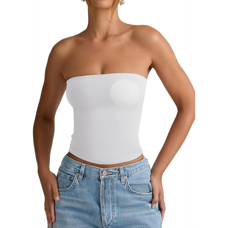 AURETOP Padded Tube Top with Built-in Bra