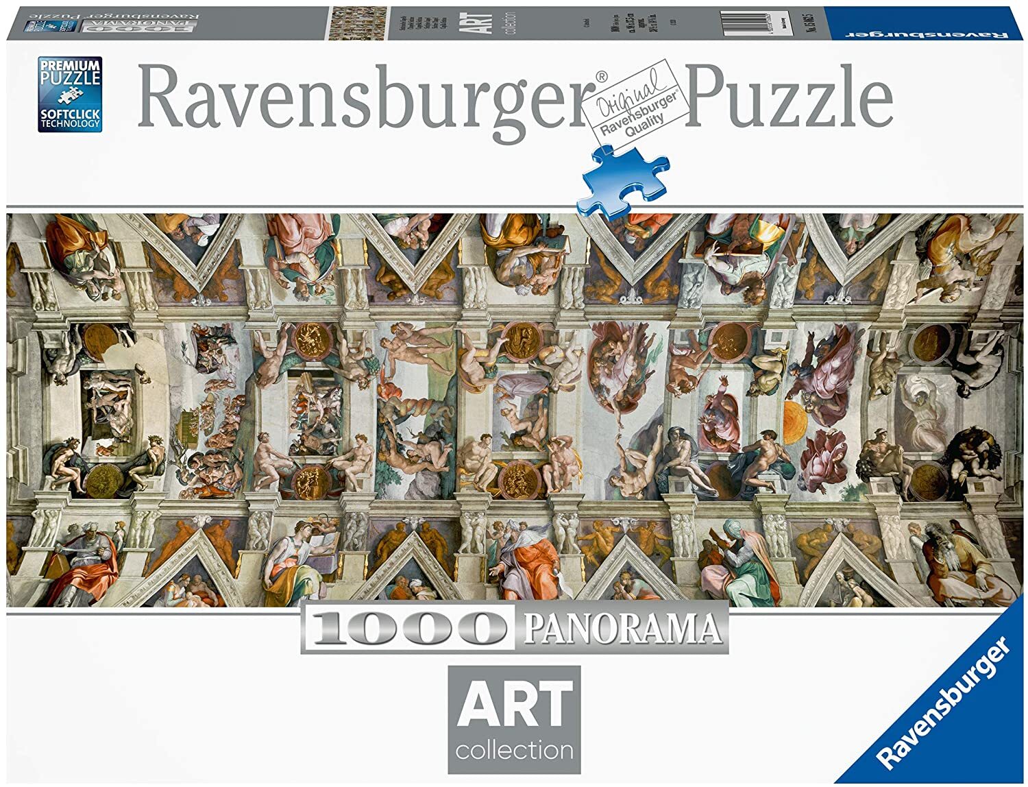The Sistine Chapel Art Collection 1000 Piece Panorama Puzzle