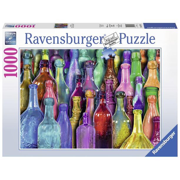 Aimee Stewart Colorful Bottles 1000 Piece Puzzle