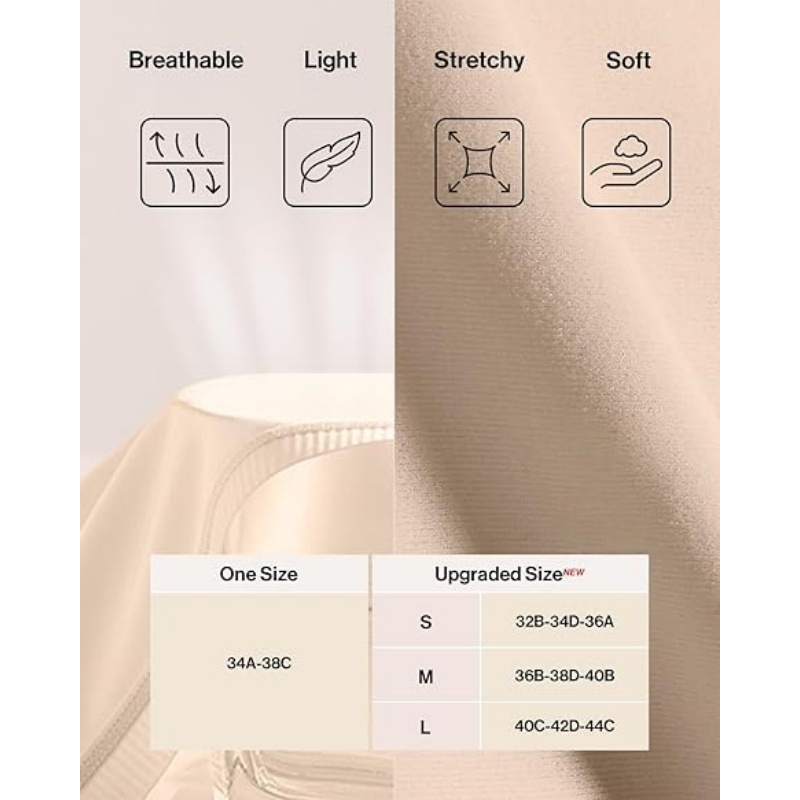Deep V Seamless Bras