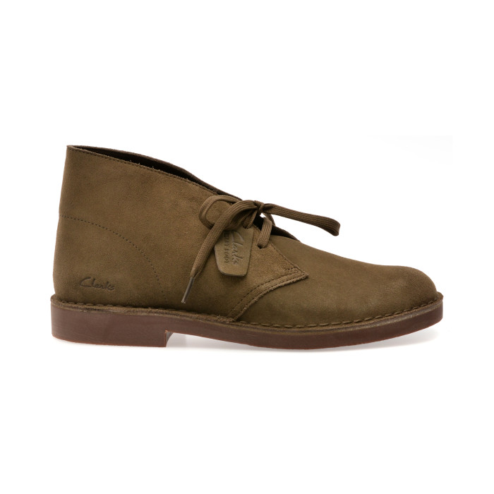 Ghete CLARKS kaki, DESERT BT EVO, din piele intoarsa