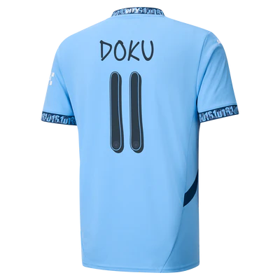 #11 Doku Manchester City Home Jersey 2024/2025