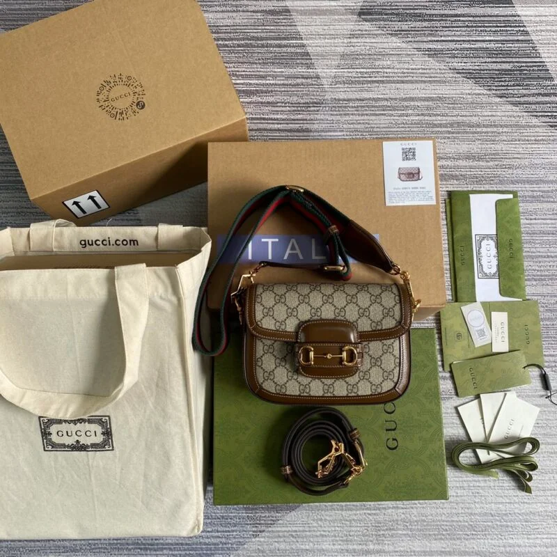 Gucci Horsebit Min Brown 658574