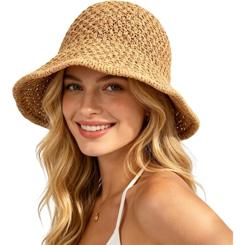 Sun Hat for Women Summer Straw Beach Hats