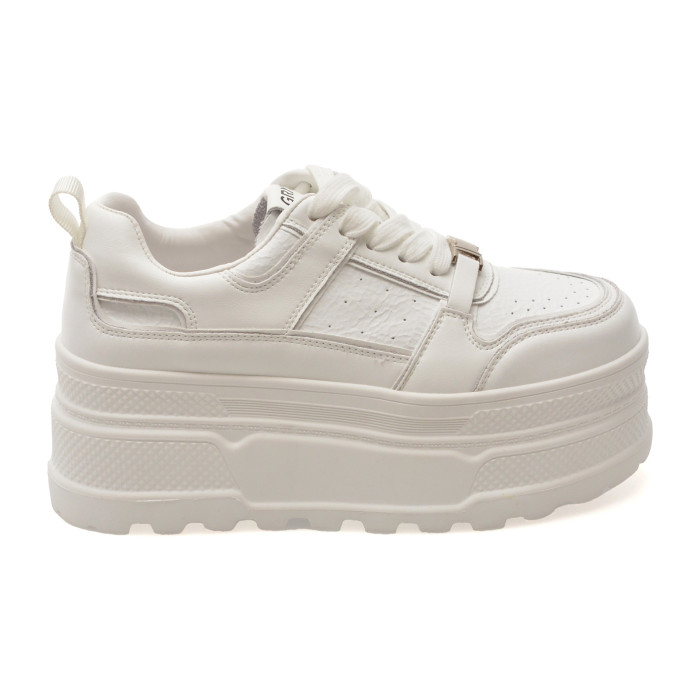 Pantofi sport GRYXX albi, 61618, din piele naturala
