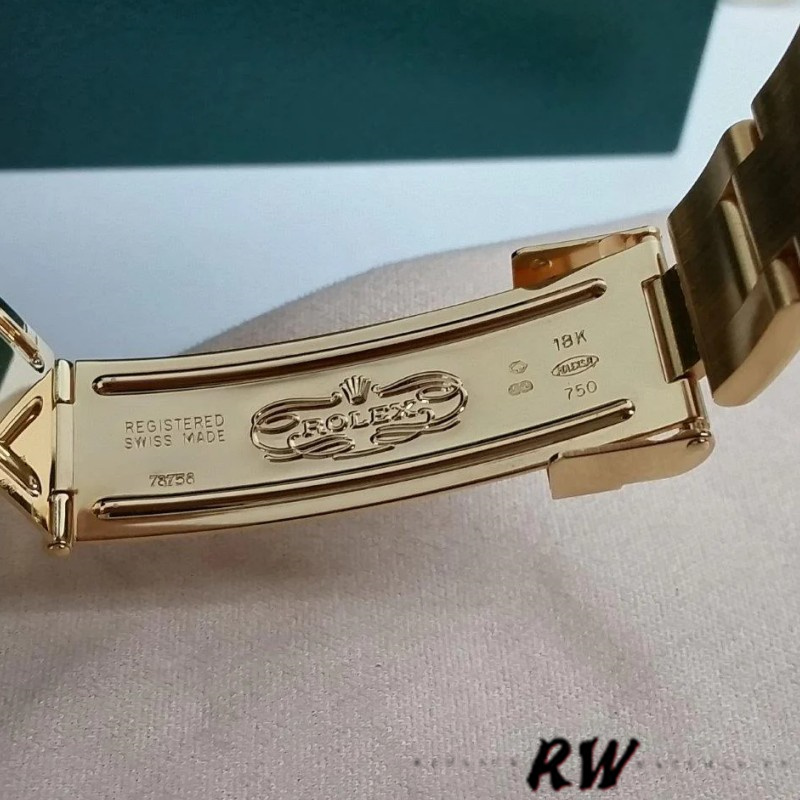 Rolex Yacht-Master 169628 Yellow Gold Blue Dial 29MM Lady Replica Watch