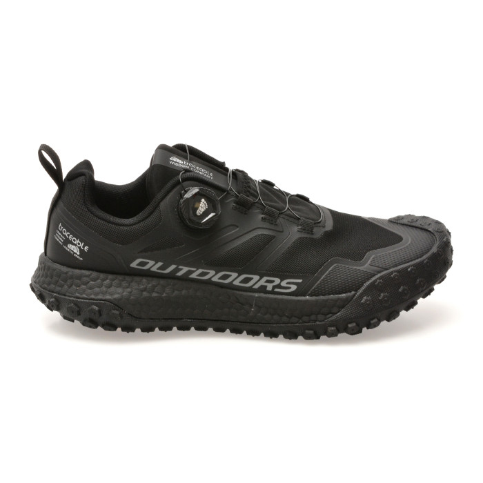 Pantofi sport TRACEABLE negri, 6636, din material textil