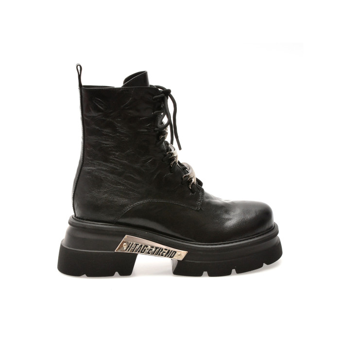 Bocanci GRYXX negri, M491B, din piele naturala