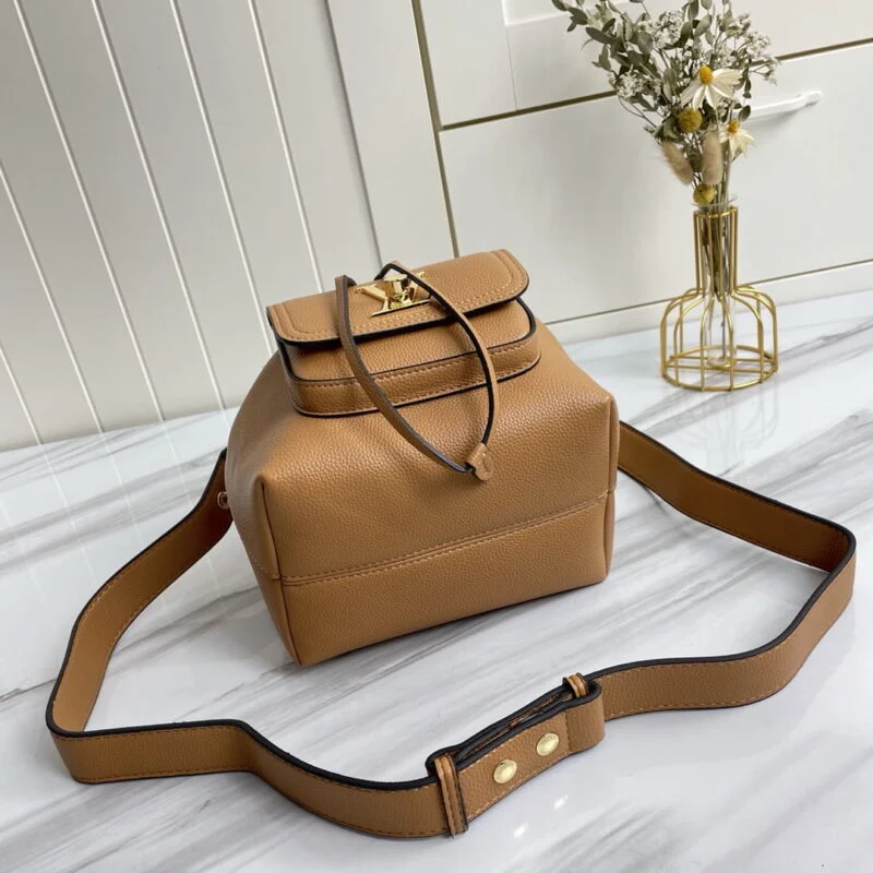 Louis Vuitton Lockme Bucket Black/Brown/Grey