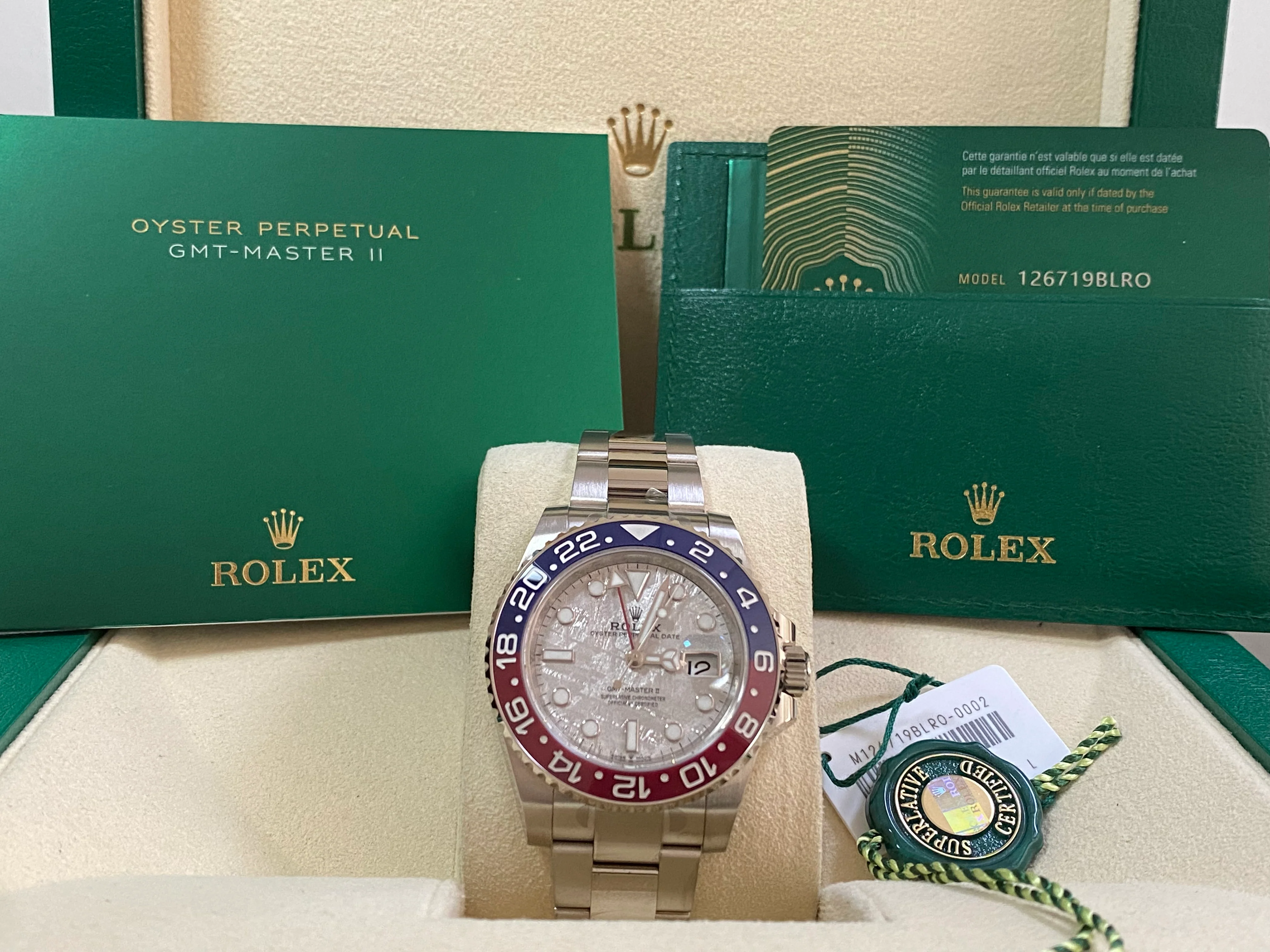 Rolex White Gold GMT-Master II - 2022 - 